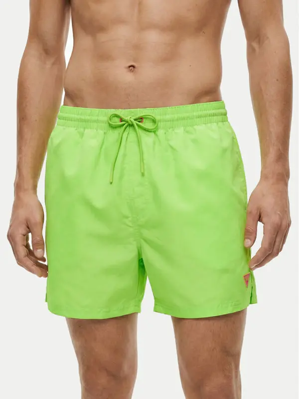 Guess Guess Kupaće gaće i hlače F6GT25 WG282 SHORT Zelena Regular Fit