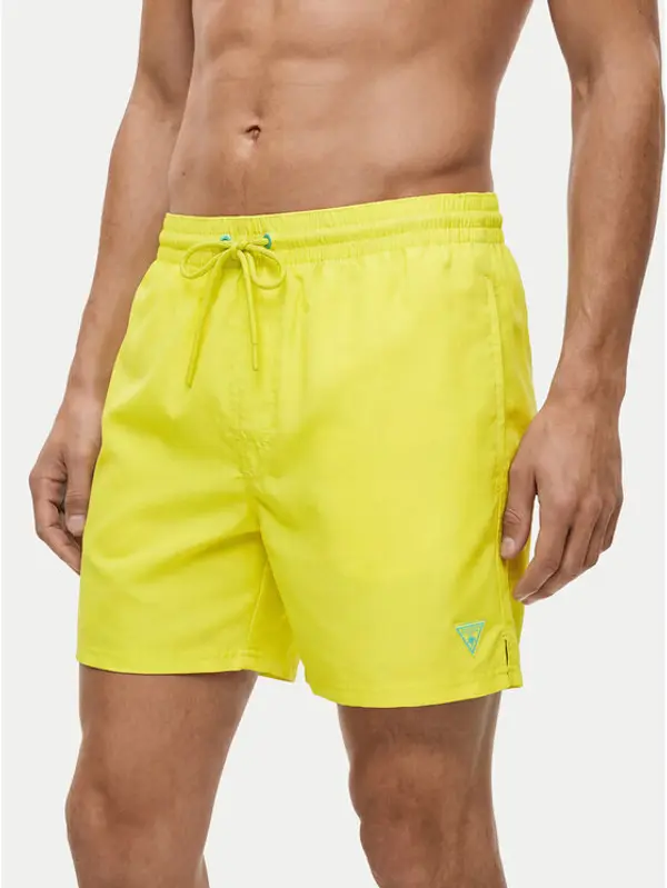 Guess Guess Kupaće gaće i hlače F6GT25 WG282 SHORT Žuta Regular Fit