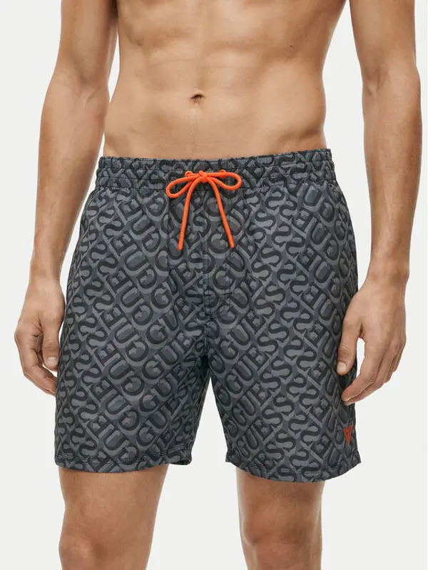 Guess Guess Kupaće gaće i hlače F6GT27 WG2A2 Siva Regular Fit