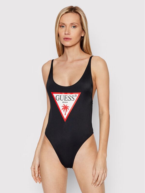 Guess Guess Kupaći kostim E02J33 LY00K Crna