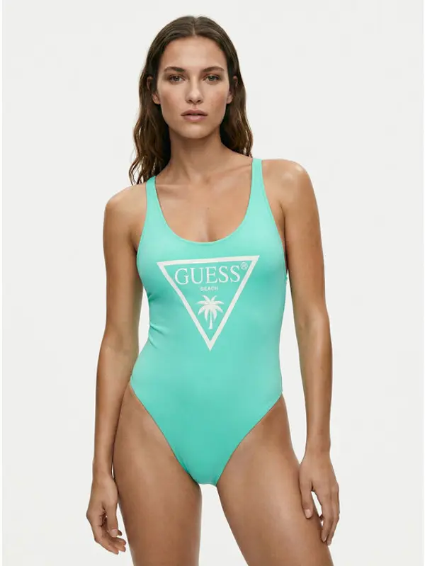 Guess Guess Kupaći kostim E6GJ43 KF442 Zelena