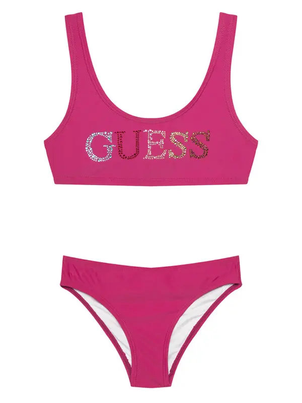 Guess Guess Kupaći kostim J6GZ28 KCA60 Tamno roza