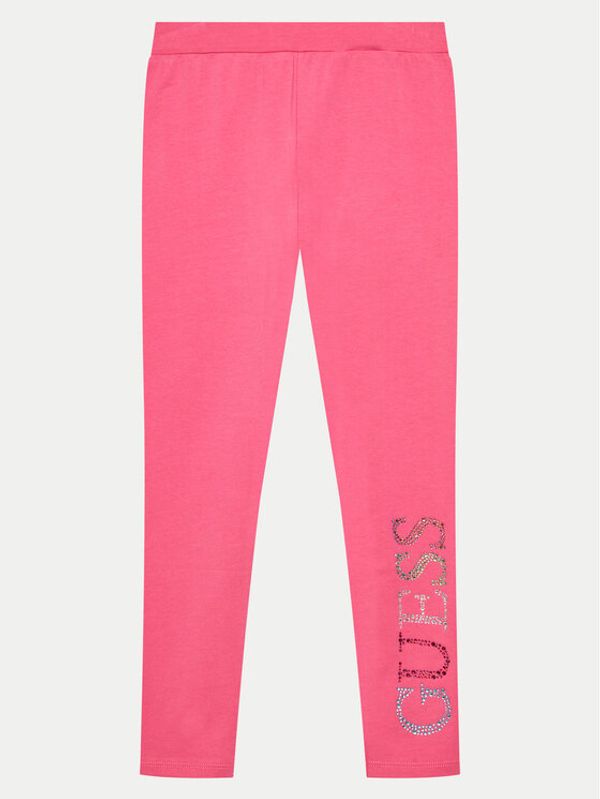 Guess Guess Leggings J4GB10 J1314 Ružičasta Slim Fit