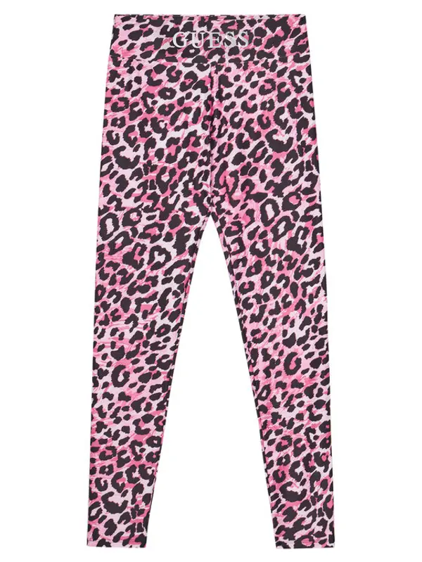 Guess Guess Leggings J5YB00 MC01P Ružičasta Slim Fit