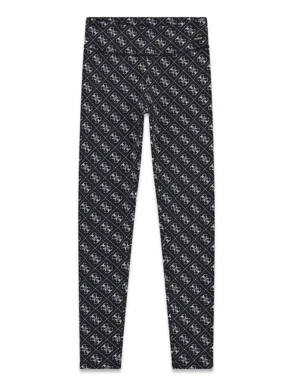 Guess Guess Leggings J6RB04 MC01P Crna Slim Fit