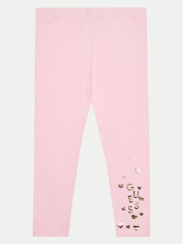 Guess Guess Leggings K4GB03 J1313 Ružičasta Slim Fit