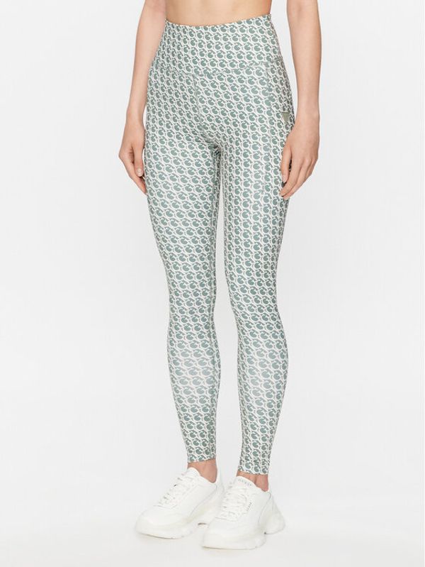 Guess Guess Leggings V3GB02 MC03W Zelena Slim Fit