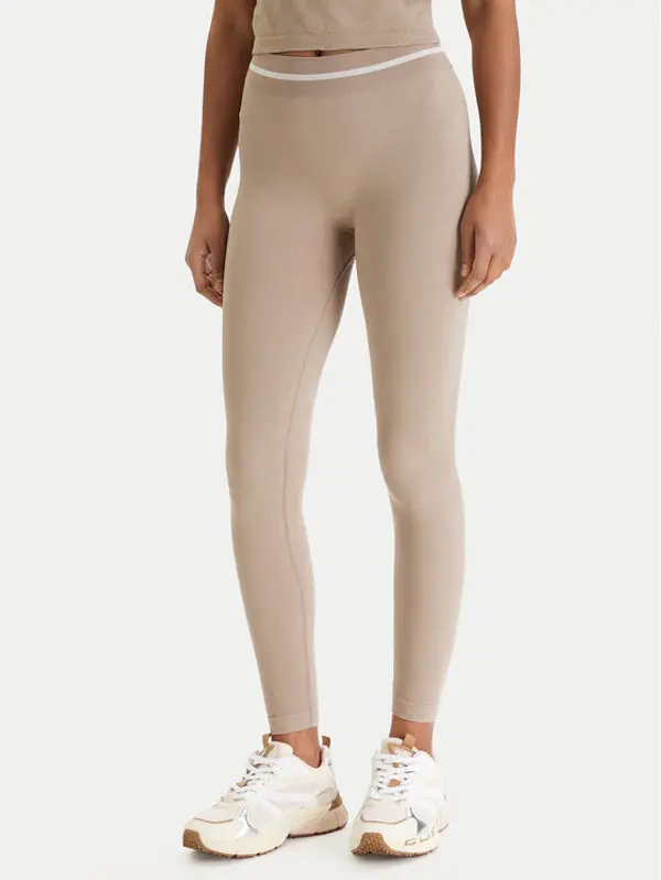 Guess Guess Leggings V6RB05 Z4692 Bež Slim Fit