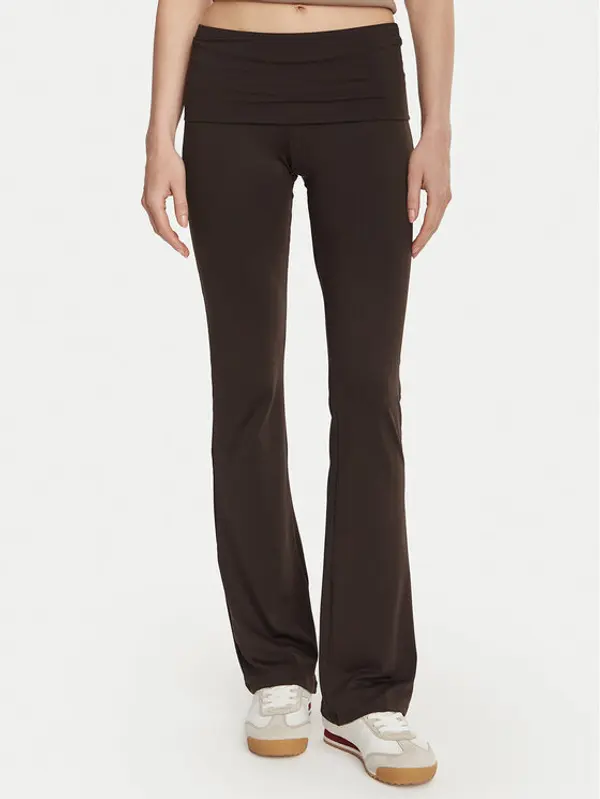Guess Guess Leggings V6YB24 K4713 Tamno smeđa Slim Fit