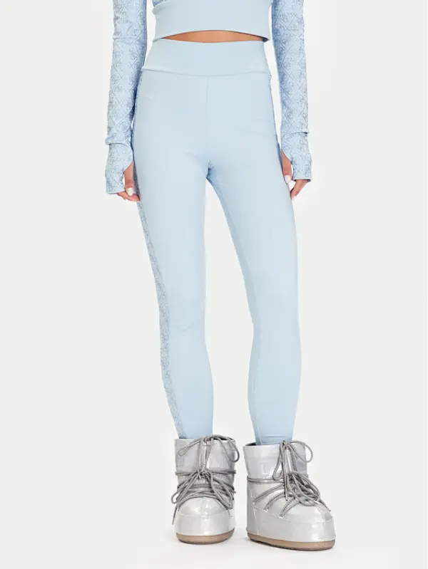 Guess Guess Leggings W5BB72 K7182 Svijetloplava Slim Fit