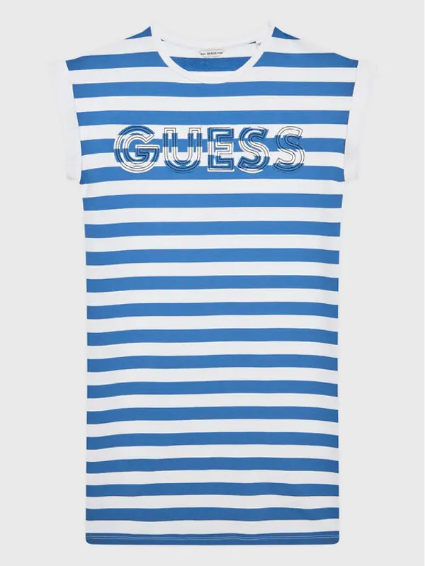 Guess Guess Ljetna haljina J3GK21 KBOR3 Plava Regular Fit