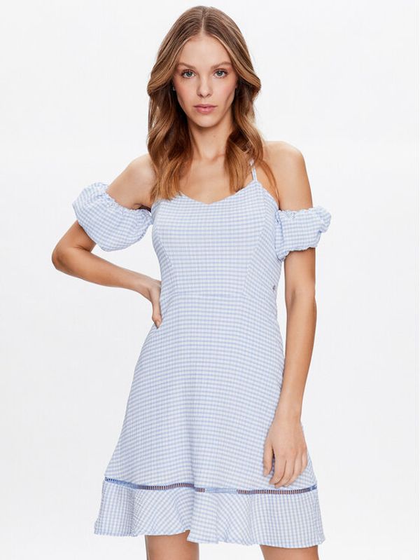 Guess Guess Ljetna haljina Malika W3GK28 KBPS0 Plava Regular Fit