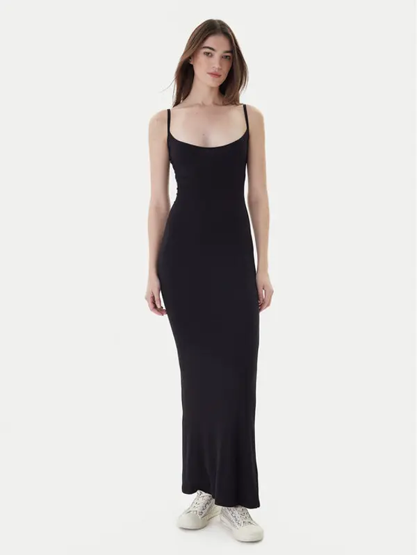 Guess Guess Ljetna haljina O5GK10 KCDA2 Crna Regular Fit