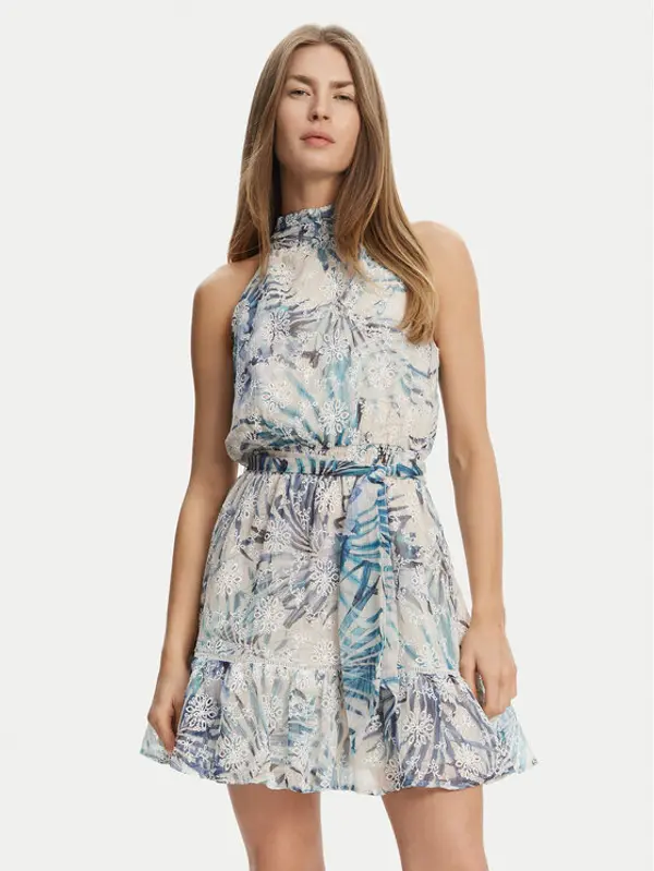 Guess Guess Ljetna haljina W5GK15 W0WA2 Plava Regular Fit
