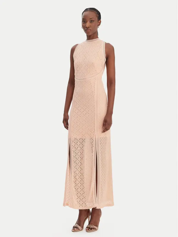 Guess Guess Ljetna haljina W6GK16 K2953 Narančasta Slim Fit