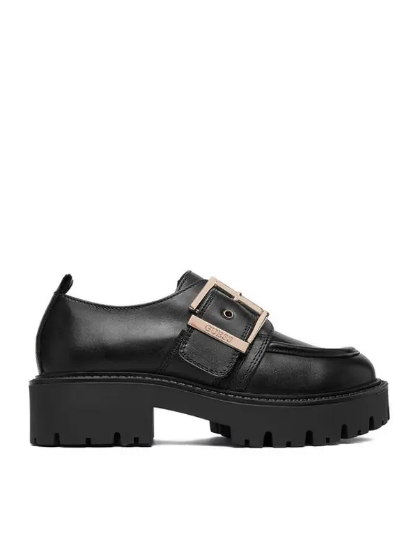 Guess Guess Loaferice EO-CI12-LEA-01 Crna