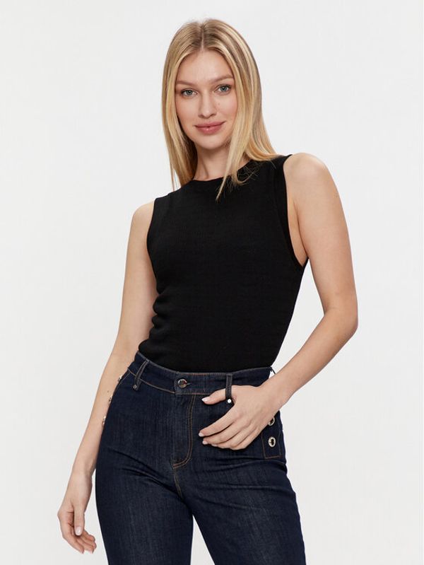 Guess Guess Majica Denisa W4GP09 KC790 Crna Regular Fit