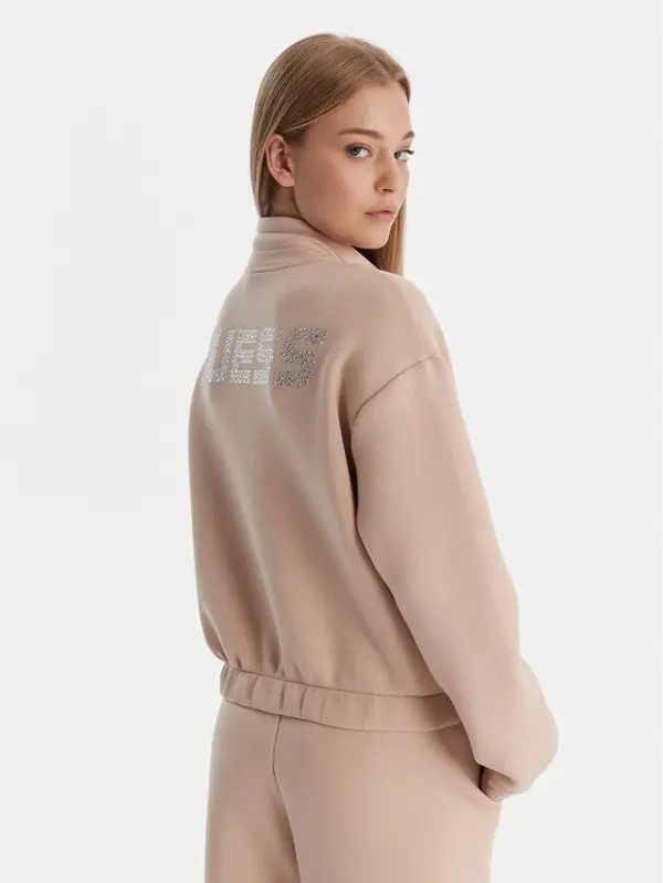 Guess Guess Majica dugih rukava 169845 Bež Classic Fit