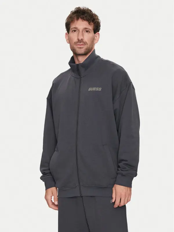 Guess Guess Majica dugih rukava Emis Z4YQ01 KAIJ1 Siva Regular Fit