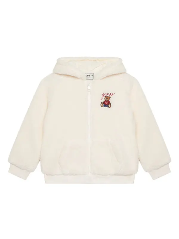Guess Guess Majica dugih rukava H5BT01 WGSO0 Écru Regular Fit