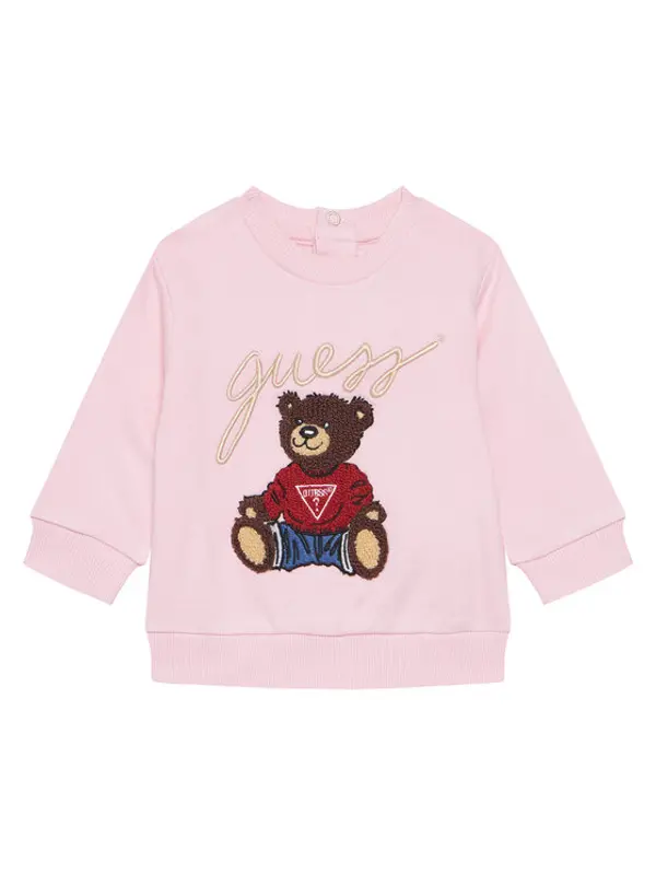 Guess Guess Majica dugih rukava H5YT00 KAX74 Ružičasta Regular Fit