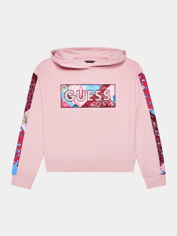 Guess Guess Majica dugih rukava J3BQ30 KAX73 Ružičasta Regular Fit