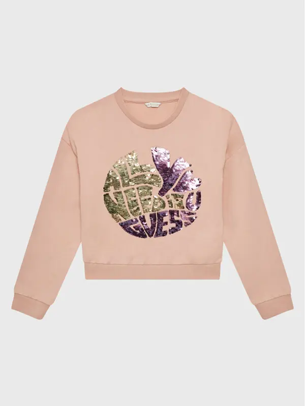 Guess Guess Majica dugih rukava J3GQ02 K82T0 Narančasta Regular Fit