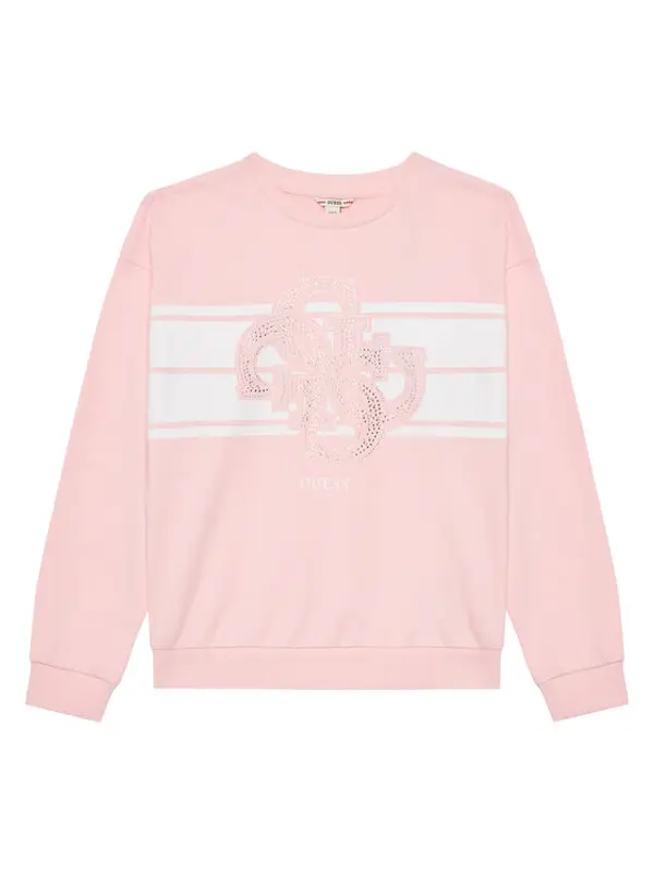 Guess Guess Majica dugih rukava J5YQ01 KA6R4 Ružičasta Regular Fit