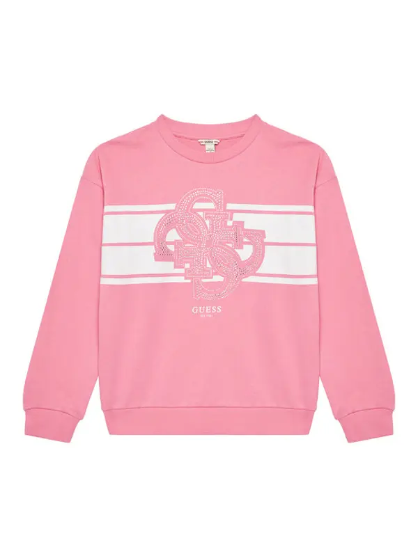 Guess Guess Majica dugih rukava J5YQ01 KA6R4 Ružičasta Regular Fit