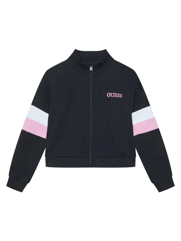 Guess Guess Majica dugih rukava J6RQ00 KAD74 Crna Regular Fit