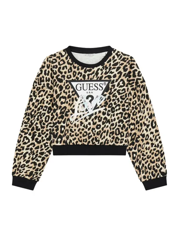 Guess Guess Majica dugih rukava J6RQ04 KA6R4 Bež Regular Fit