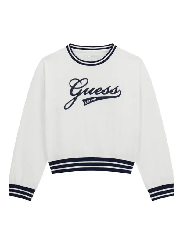 Guess Guess Majica dugih rukava J6YI30 K3765 Bijela Regular Fit