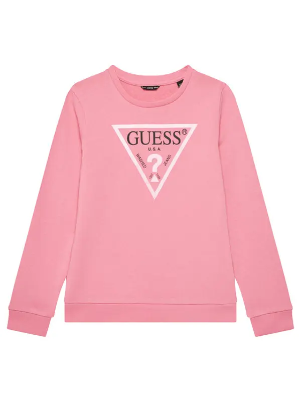 Guess Guess Majica dugih rukava J74Q10 KAUG0 Ružičasta Regular Fit