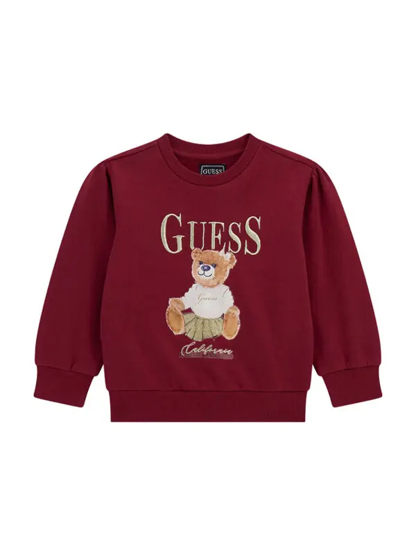 Guess Guess Majica dugih rukava K5BQ00 KAX74 Crvena Regular Fit
