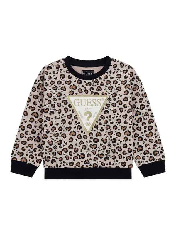 Guess Guess Majica dugih rukava K5BQ03 KAD74 Bež Relaxed Fit