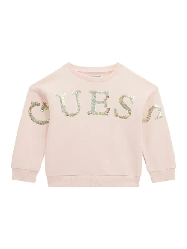 Guess Guess Majica dugih rukava K5BQ04 KAD74 Ružičasta Regular Fit