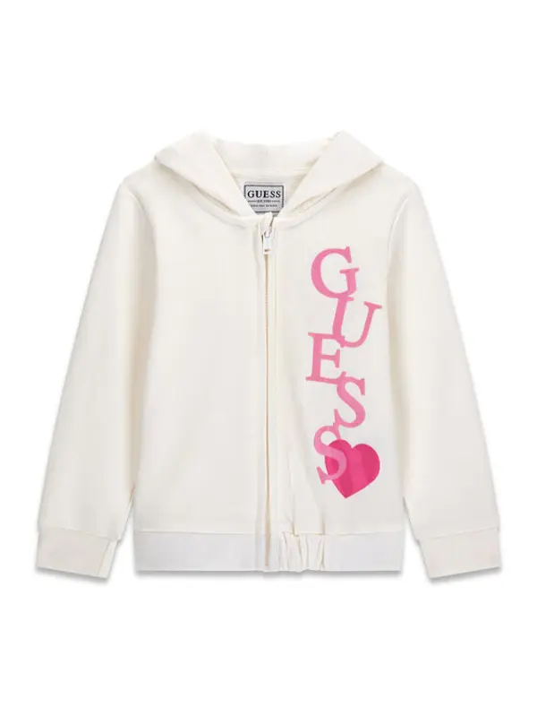 Guess Guess Majica dugih rukava K6RQ01 KA6R4 Bijela Regular Fit