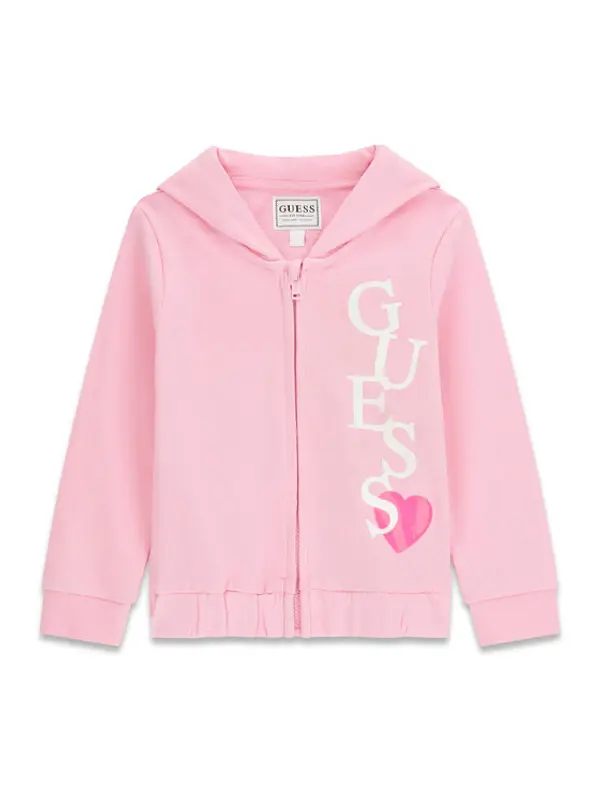 Guess Guess Majica dugih rukava K6RQ01 KA6R4 Ružičasta Regular Fit