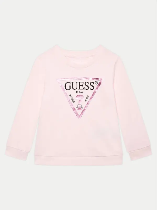 Guess Guess Majica dugih rukava K74Q12 KAUG0 Ružičasta Regular Fit