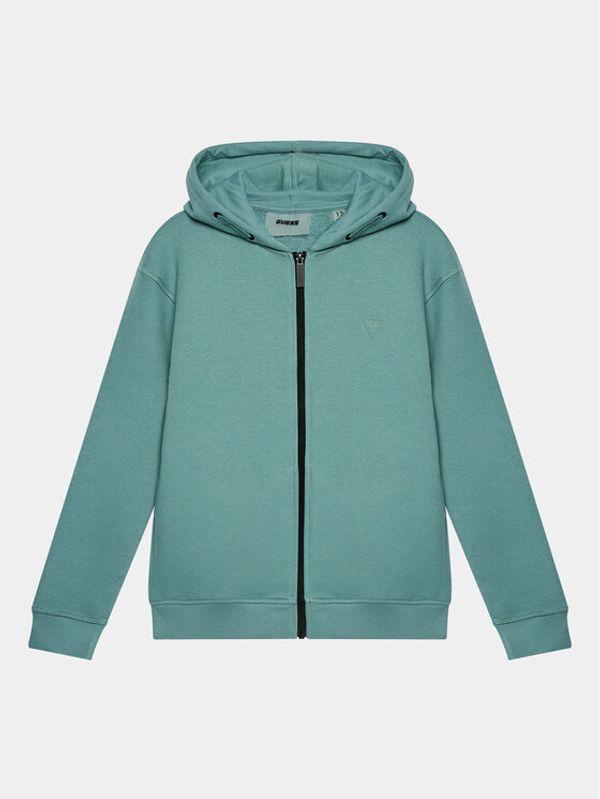 Guess Guess Majica dugih rukava L2YQ44 KAIJ1 Zelena Regular Fit