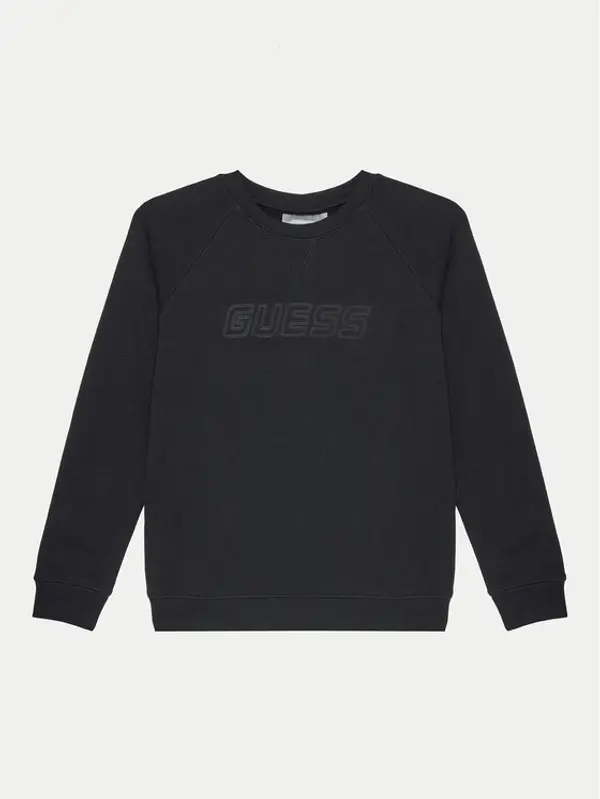 Guess Guess Majica dugih rukava L4BQ31 KAIJ1 Crna Regular Fit
