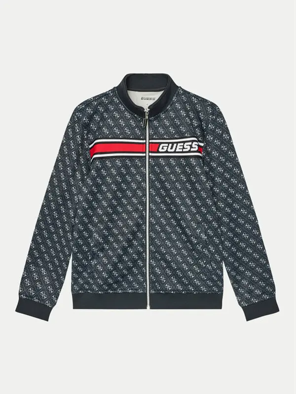 Guess Guess Majica dugih rukava L4YQ24 FL04Q Crna Regular Fit