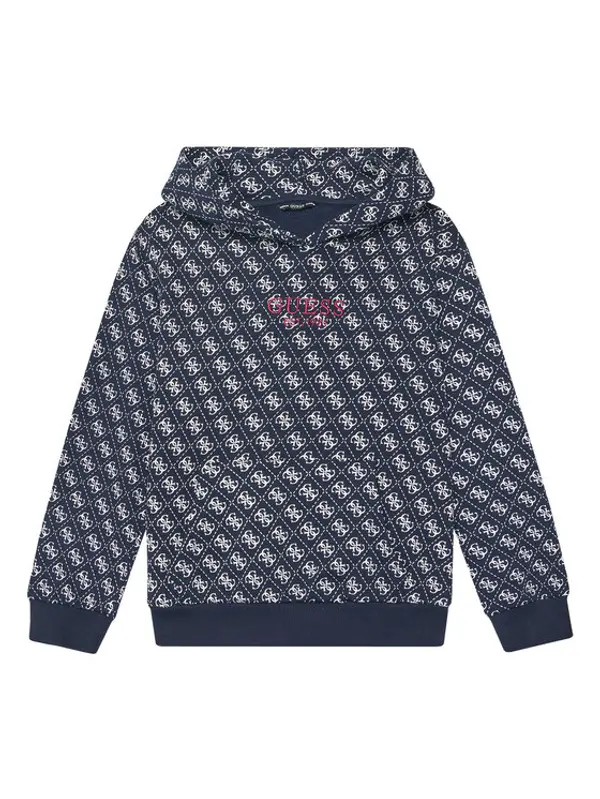 Guess Guess Majica dugih rukava L5YQ05 KA6R4 Tamnoplava Regular Fit