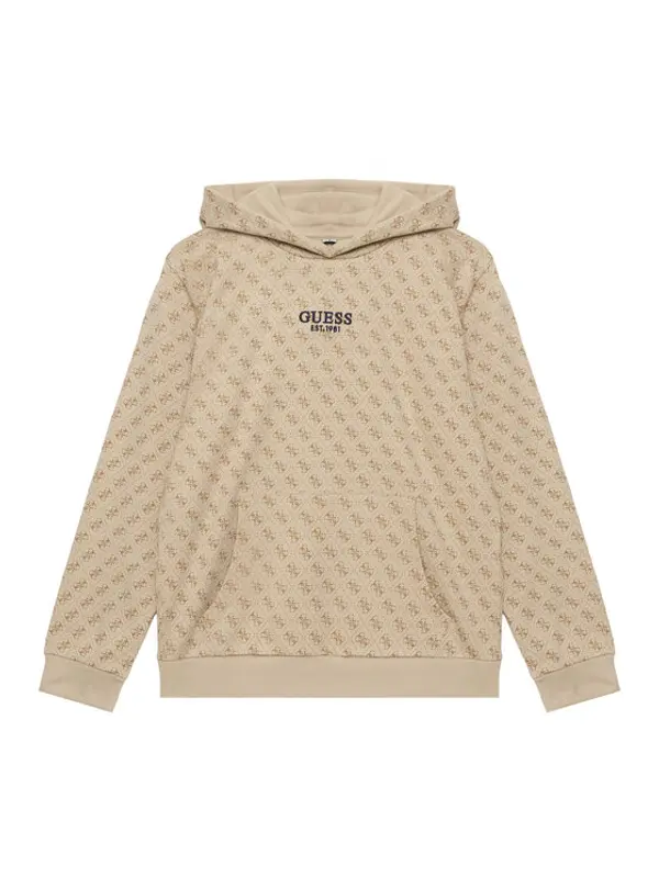 Guess Guess Majica dugih rukava L6YQ06 K4046 Bež Regular Fit