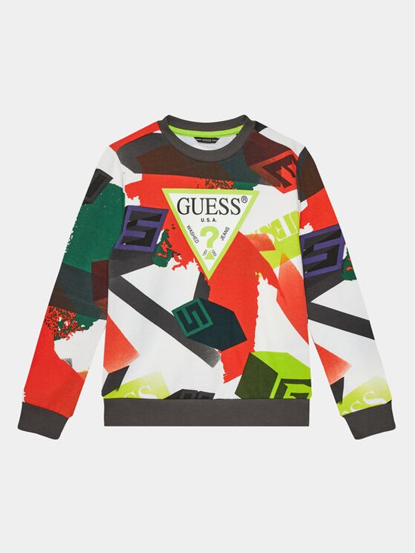 Guess Guess Majica dugih rukava Ls Active L4RQ01 KA6R3 Šarena Regular Fit