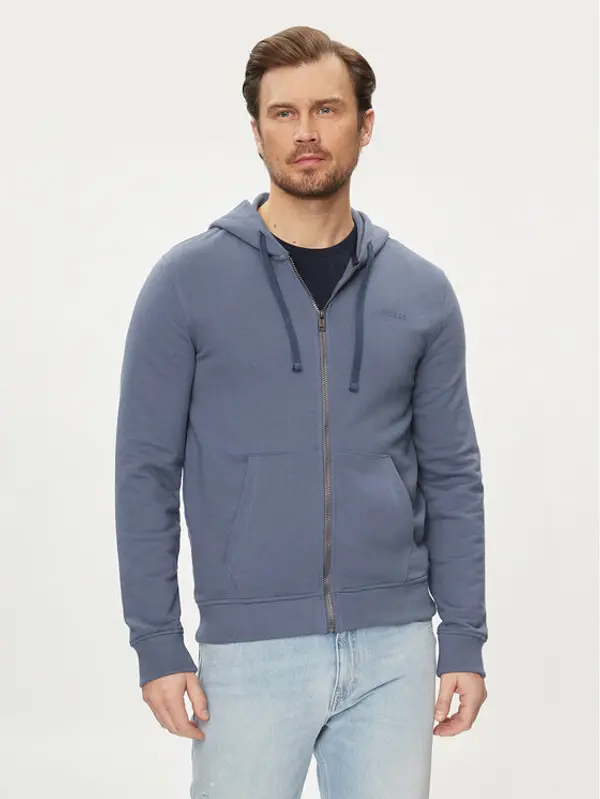 Guess Guess Majica dugih rukava M4RQ48 KBK32 Plava Regular Fit