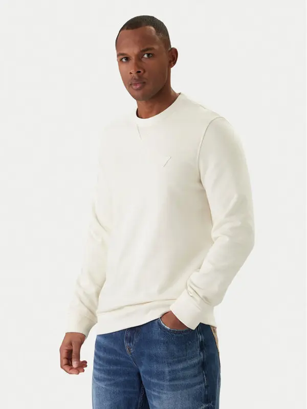 Guess Guess Majica dugih rukava M6RQ08 KCN01 Écru Regular Fit