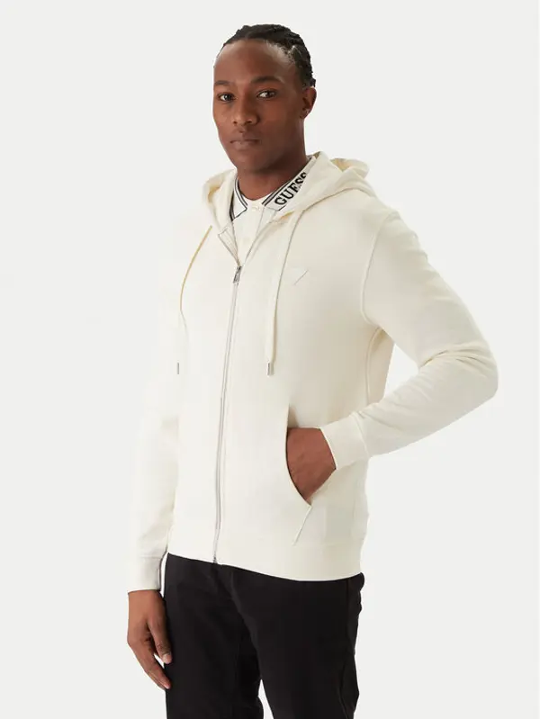 Guess Guess Majica dugih rukava M6RQ48 KCN01 Écru Regular Fit