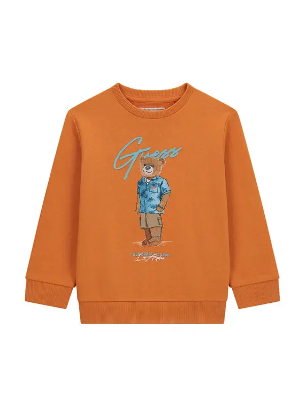Guess Guess Majica dugih rukava N6GQ04 KA6R4 Narančasta Regular Fit