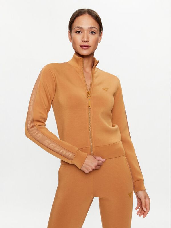 Guess Guess Majica dugih rukava New Allie V2YQ17 K7UW2 Bež Regular Fit